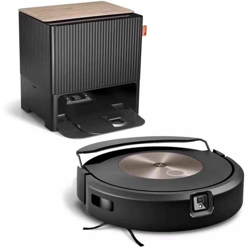 116219 - iROBOT Roomba Combo j9+, Robot Fshesë dhe Pastruese Dyshemeje, Bazë me Vetë-Zbrazje dhe Mbushje Uje, Ngritës i Paster, SmartScrub, Teknologji Wi-Fi dhe Hartëzim, Telekomandë dhe Asistent Zëri, Opsion Zbulimi i Pengesave, Bronz