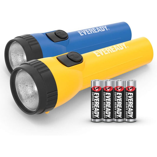 238444 - EVERREADY Fener LED, jashtëzakonisht i ndritshëm për kamping, bateria përfshihet, 2 copë