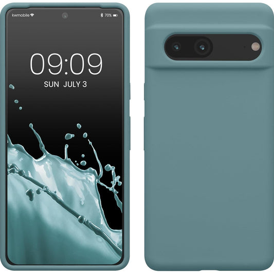 190433 - KWMOBILE Mbrojtëse për Google Pixel 7 - Mbrojtëse Telefoni prej Silikoni të Butë TPU - Qershi e ëmbël