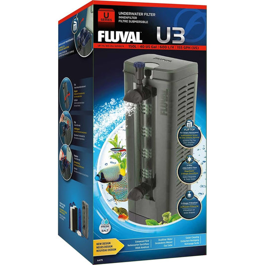177240 - FLUVAL U3 Filtër i Brendshëm për Akuarium, Shkalla Maksimale e Rrjedhjes 600 L/H