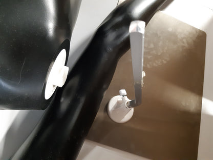 167299 - SERENELIFE Manekin Mashkull, Trup 185 cm, me Kokë të Rregullueshme dhe Gjymtyrë Fleksibile, për Dyqane Veshjesh dhe Butiqe, Ngjyra e Zezë